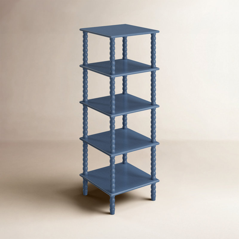 Dilyn 5 Tier Shelving Unit, Blue