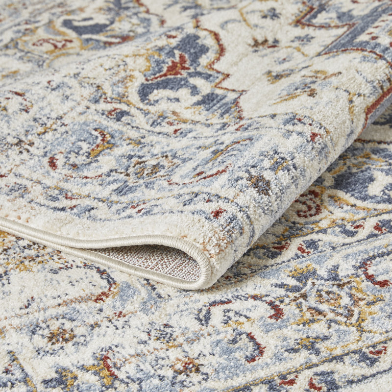 Kelston Washable Floral Indoor Rug, Runner 2' x 6'7"