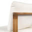 Chaise de salle à manger sans accoudoirs en bois d'acacia avec coussin (ensemble de 2)-544468047-544468042