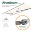 Auvent de patio avec auvent et demi-cassette pour auvents rétractables manuels-29265527