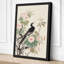 Bird Among Blossoms Japandi - Wrapped Canvas-1348721292-1348721294