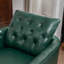 Fauteuil pivotant en cuir véritable Azib-1411745281