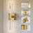 Rechargeable Dimmable LED Crystal Wall Sconce with Remote Control Included-1604910707