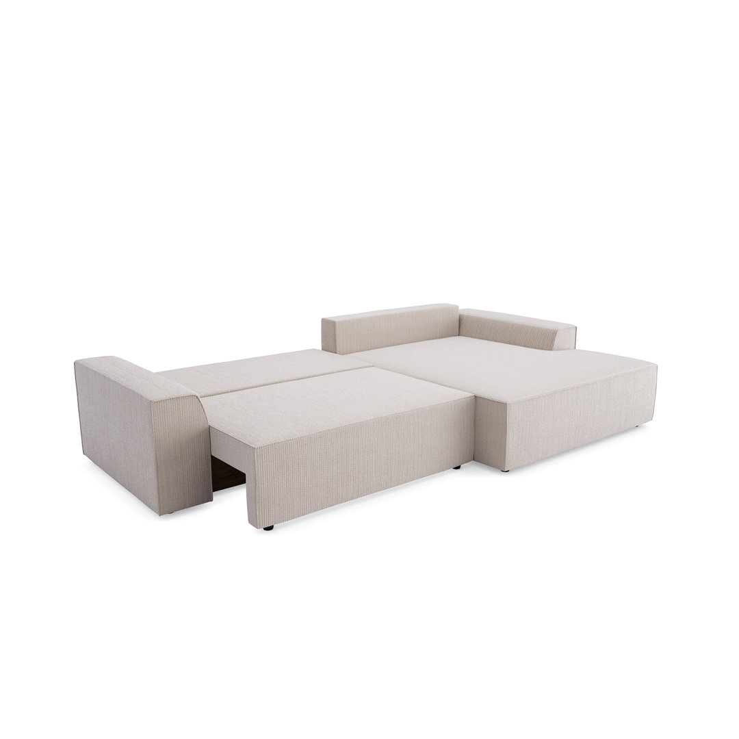 Ecksofa Aarthi mit Bettfunktion