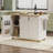 51" Fluted Kitchen Island With Drop Leaf-1710716683