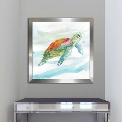 «Turtle Tropics I» par Carol Robinson - reproduction de cadre photo