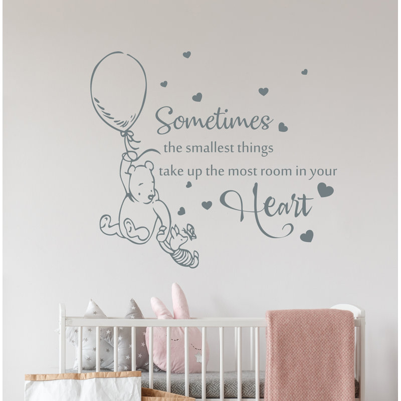 Décalcomanie murale, parfois, les petits objets, Gris