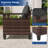 9 Pieces Patio Set with 28'' Fire Pit Table, PE  Rattan Patio Sofa Set With Ottomans and Sturdy Frame-991744264