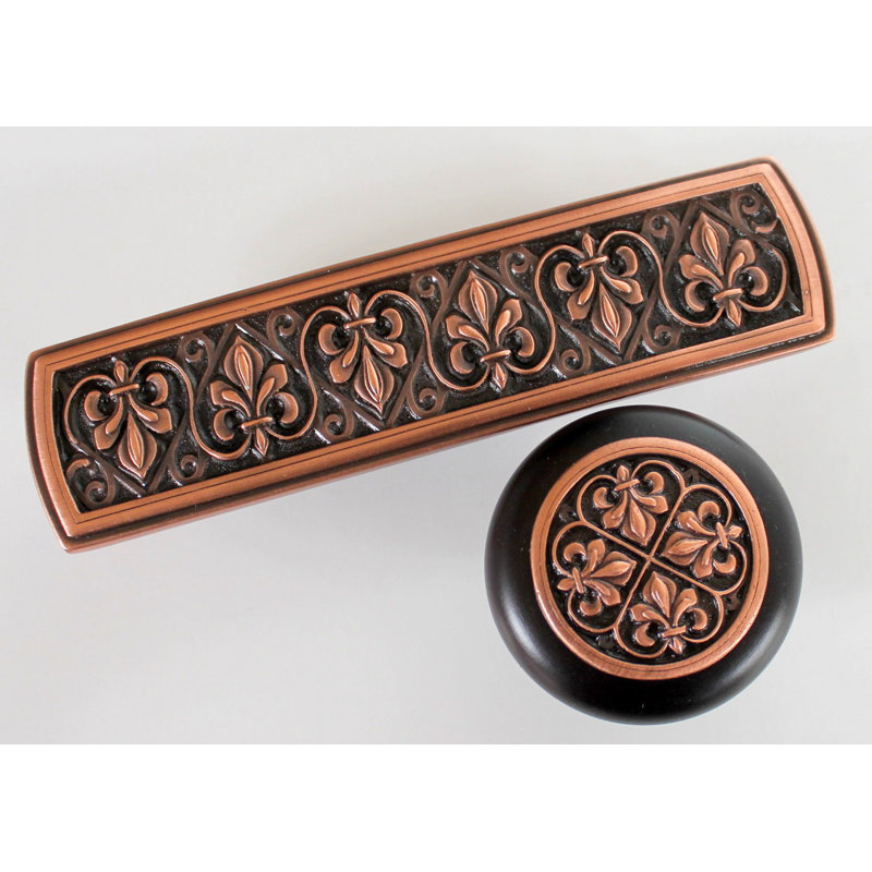 Olde World Mushroom Knob, Antique Copper