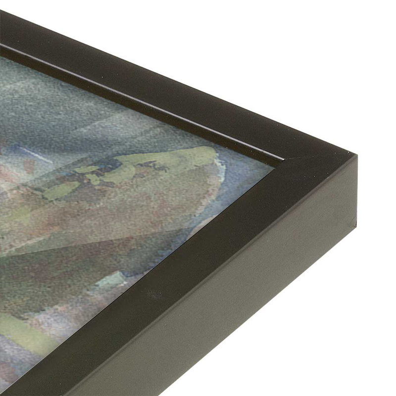 «Grazing Cows» par Stephen Calcasola, reproduction d'art, H 30 po x l 40 po, Impression sur cadre ouvert sans papier mat