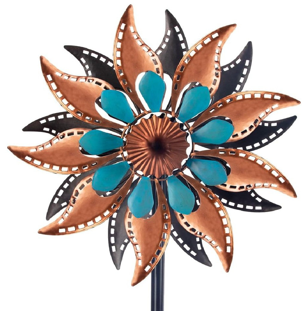 Mystic Swirl - Metal Wind Spinner Yard Decor by The Nevermore