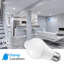 Ampoule DEL A19 à détecteur de mouvement, 9 W, 900 lm, culot E26, homologuée UL, blanc chaud 3000 K-121252471