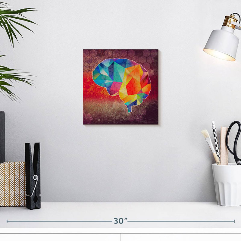 Arney Geometric Brain, 10" H x 10" W