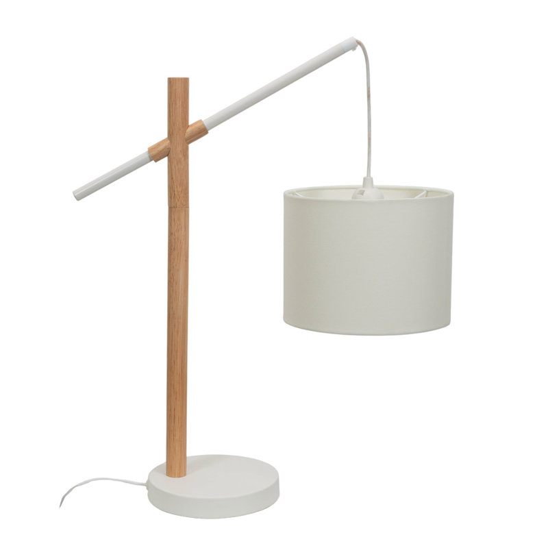 Docia Wood Arched Lamp, Yes