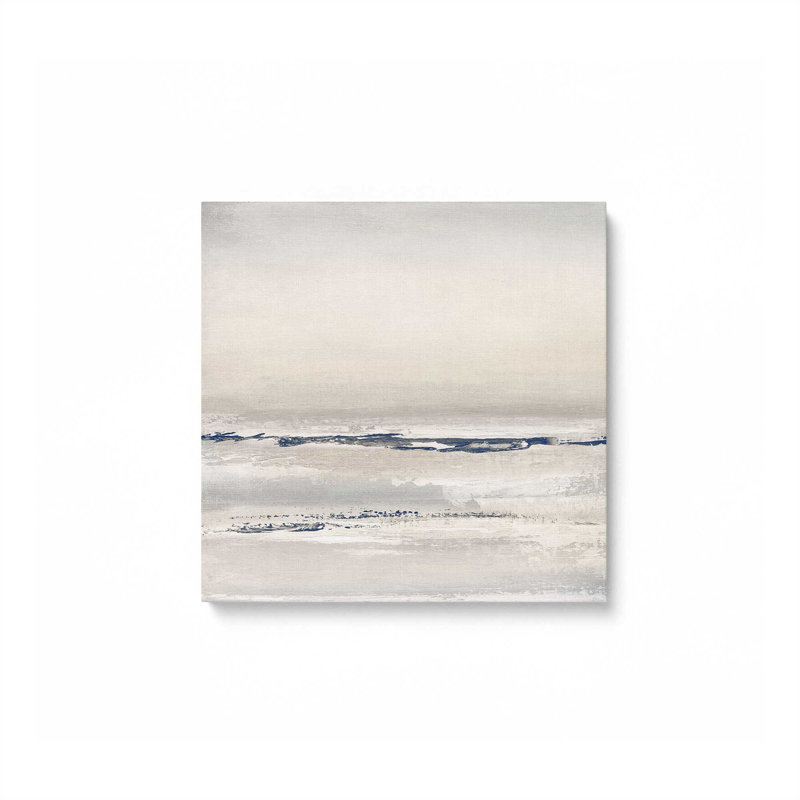 Impression abstraite Ethereal Tide v1, H 16 po x l 16 po x P 1,25 po, Toile tendue, 1