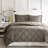 Reversible Diamond Quilting Bedding Sets, Polyester Comforter, Cozy Home Style