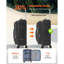 Valise à carreaux extensible 24 pouces avec roulettes Softside