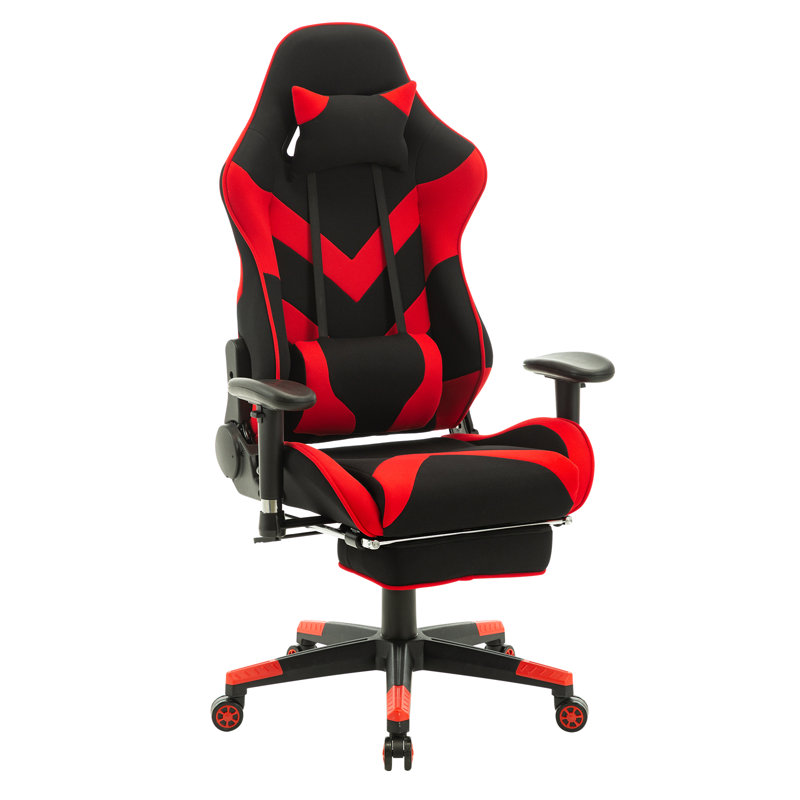 Inbox Zero PC & Racing Game Chair, Red