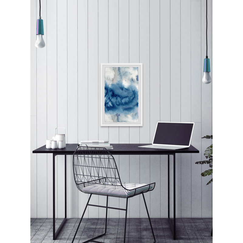 Converging Waves par Marmont Hill - reproduction de cadre photo, H 12 po x l 8 po x P 1,5 po