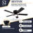 Benton 52" Ceiling Fan with LED Light-722742