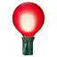 15Lt Red LED Glass G50-E12 Filament End-Connecting Set