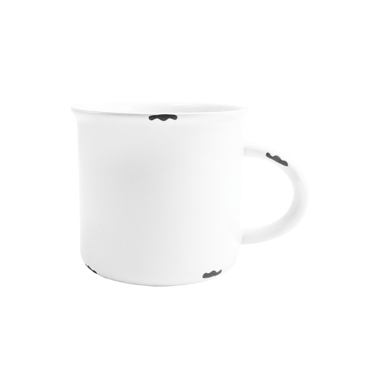 Tinware Stoneware Mug, White