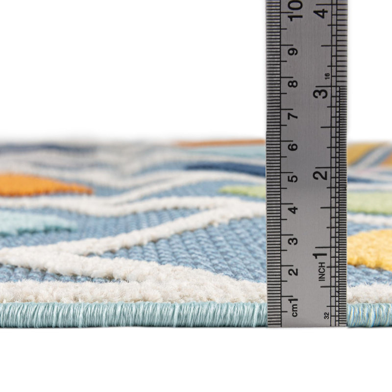 Noord Aruba Indoor/Outdoor Rug, Rectangle 4' x 6'