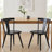 Brannagh 19.3" Wide Modern Scandinavian Solid Wood Dining Chair Y-Shaped Backrest-1083359575
