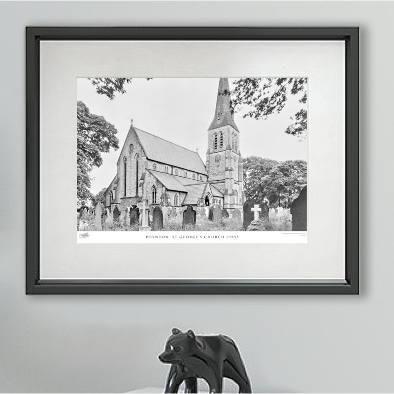Poynton, St Georges Church C1955 - Single Picture Frame Print, 60cm H x 80cm W x 2.3cm D