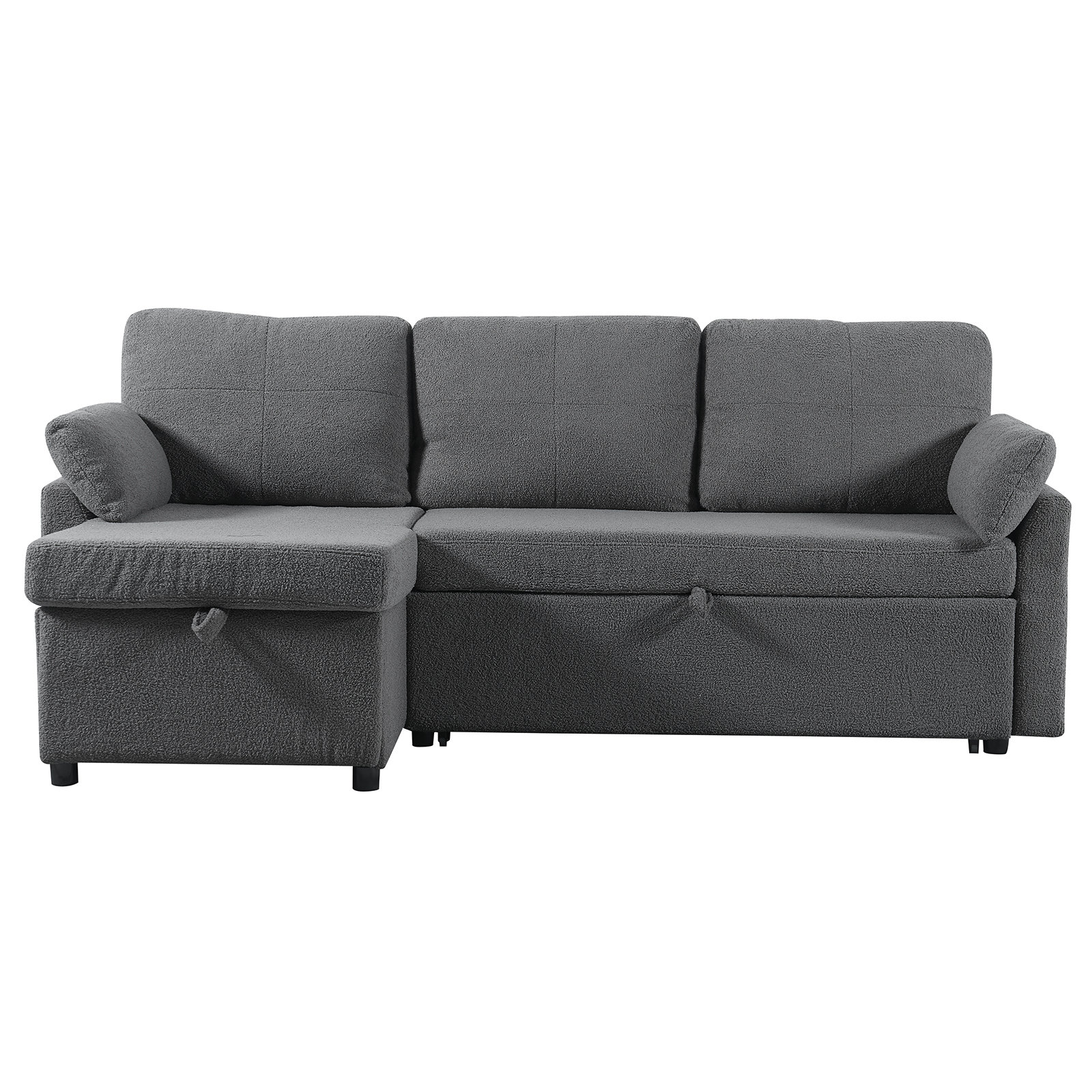 Ebern Designs Sleeper Sofa Bed,Pull Out Sofa Bed With Storage Chaise L ...