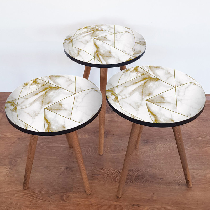 Tables gigognes 3 pieds Asberry