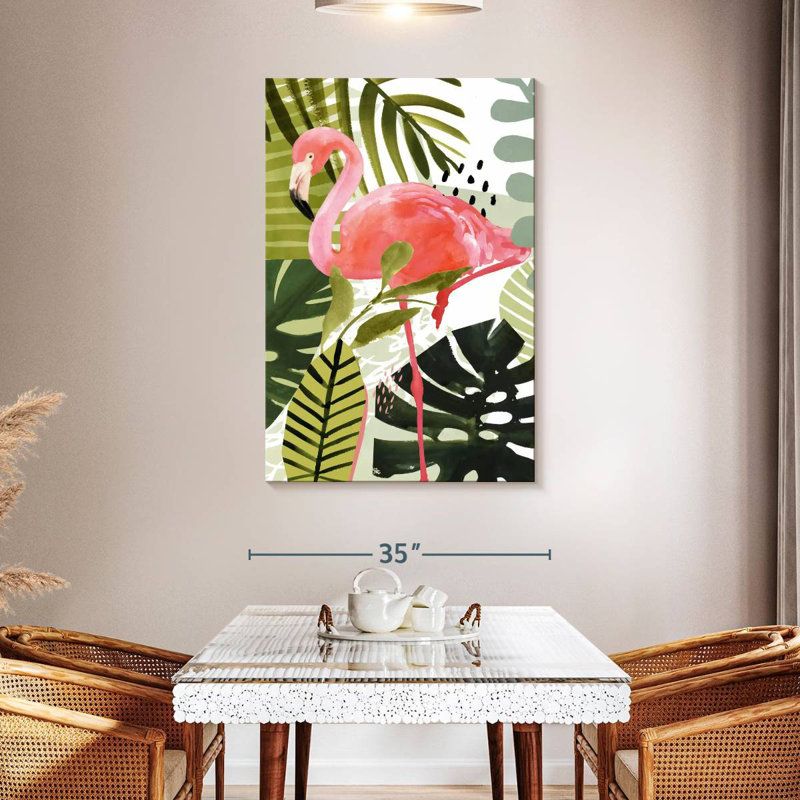 Brampt Flamingo Forest I, H 48 po x l 32 po