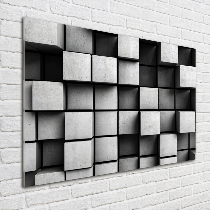 Abstraction - No Frame Print on Glass