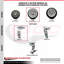 Caoutchouc sur roulettes en aluminium