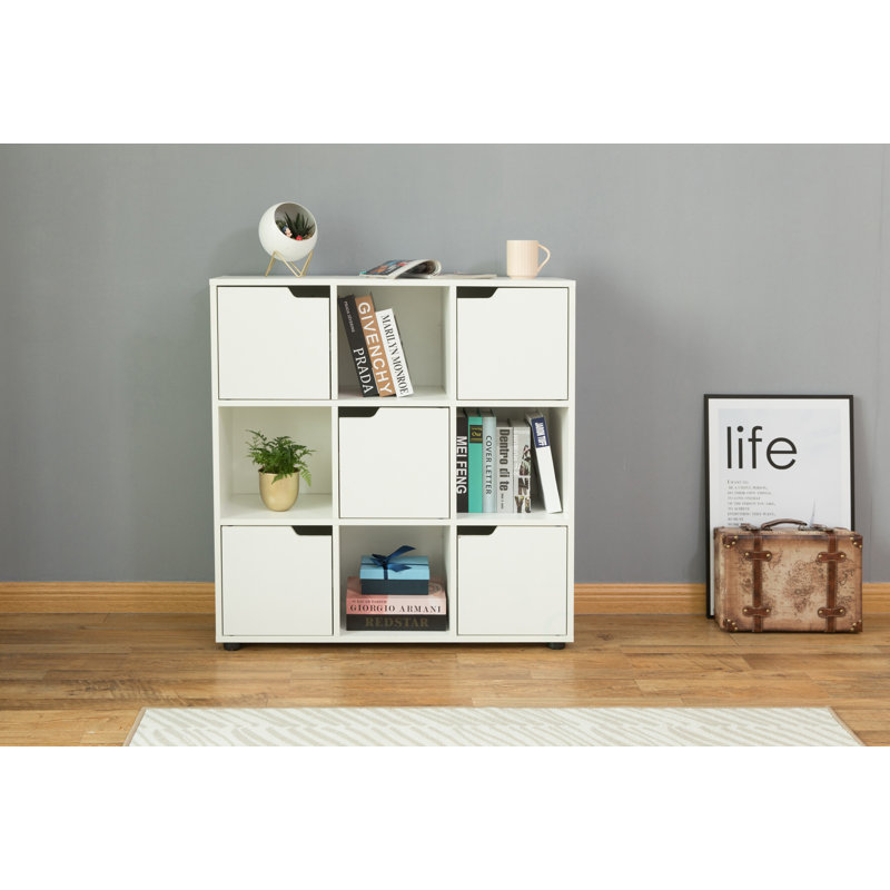 Arrian Storage Bookcase, White