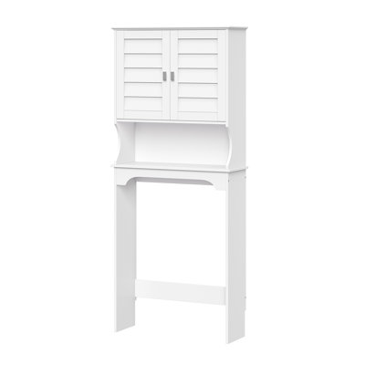 RiverRidge Brookfield Over the Toilet Bathroom Spacesaver Wall Medicine Storage Cabinet - White