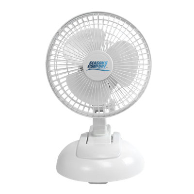 Seasons Comfort 6 Inch Combo Desk & Table Fan, Clip Fan, Adjustable Tilt - FTC6