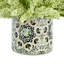 Heather Floral Arrangement in Mosaic Label Vase