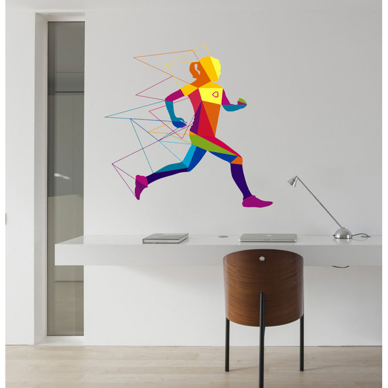 Adhésif décoratif Run Sport, H 33 po x l 36 po