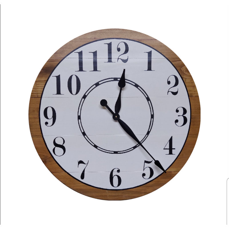 Wood Wall Clock, Medium