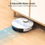 Cordless Robot Vacuum Cleaner and Mop Combo with APP/WiFi/Voice Control Auto-Charging, LDS 9.0 LiDA