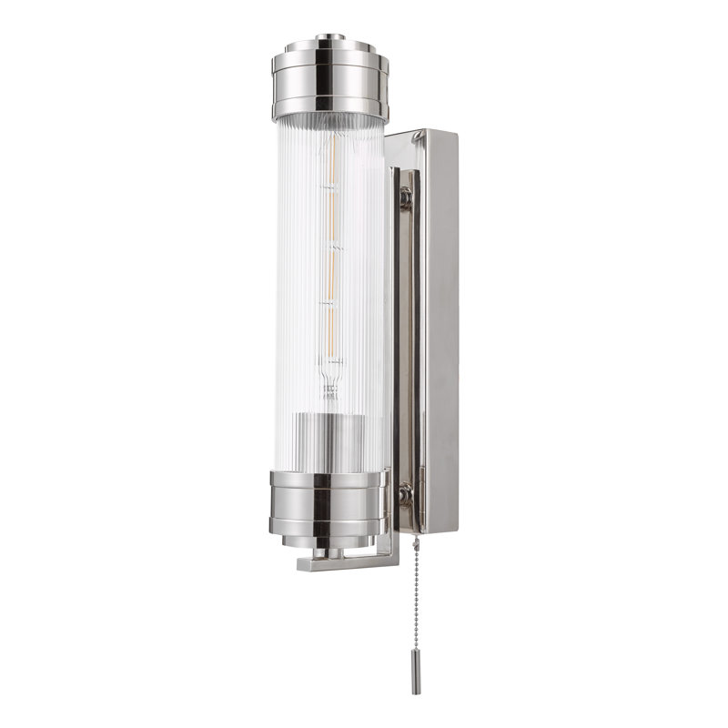 Bathroom Wall Light, Polished Nickel