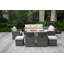 10 - Person Patio Conversation Set with Cushions-87386157-87386156