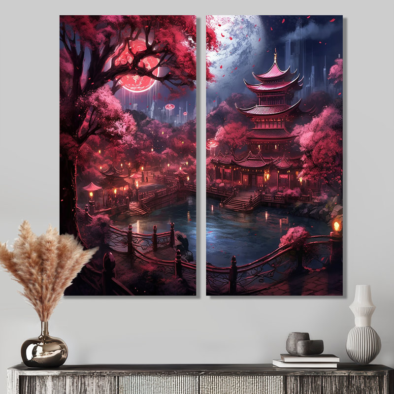 Décoration murale Japon, terre du Samouraï III - Paysages du Japon, 20" H x 24" W, Wrapped Canvas, Does Not Apply