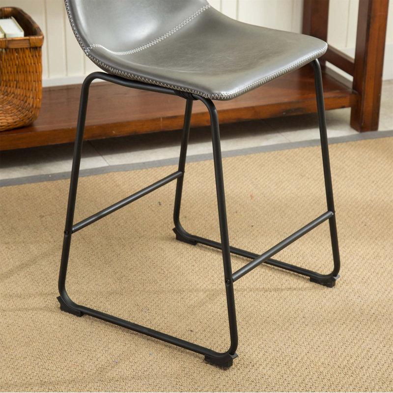 Tabourets de comptoir Lotusville, Gris