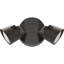 Outdoor HGX LED 2RH 4000K Security Floodlight in Dark Bronze 2 Pack