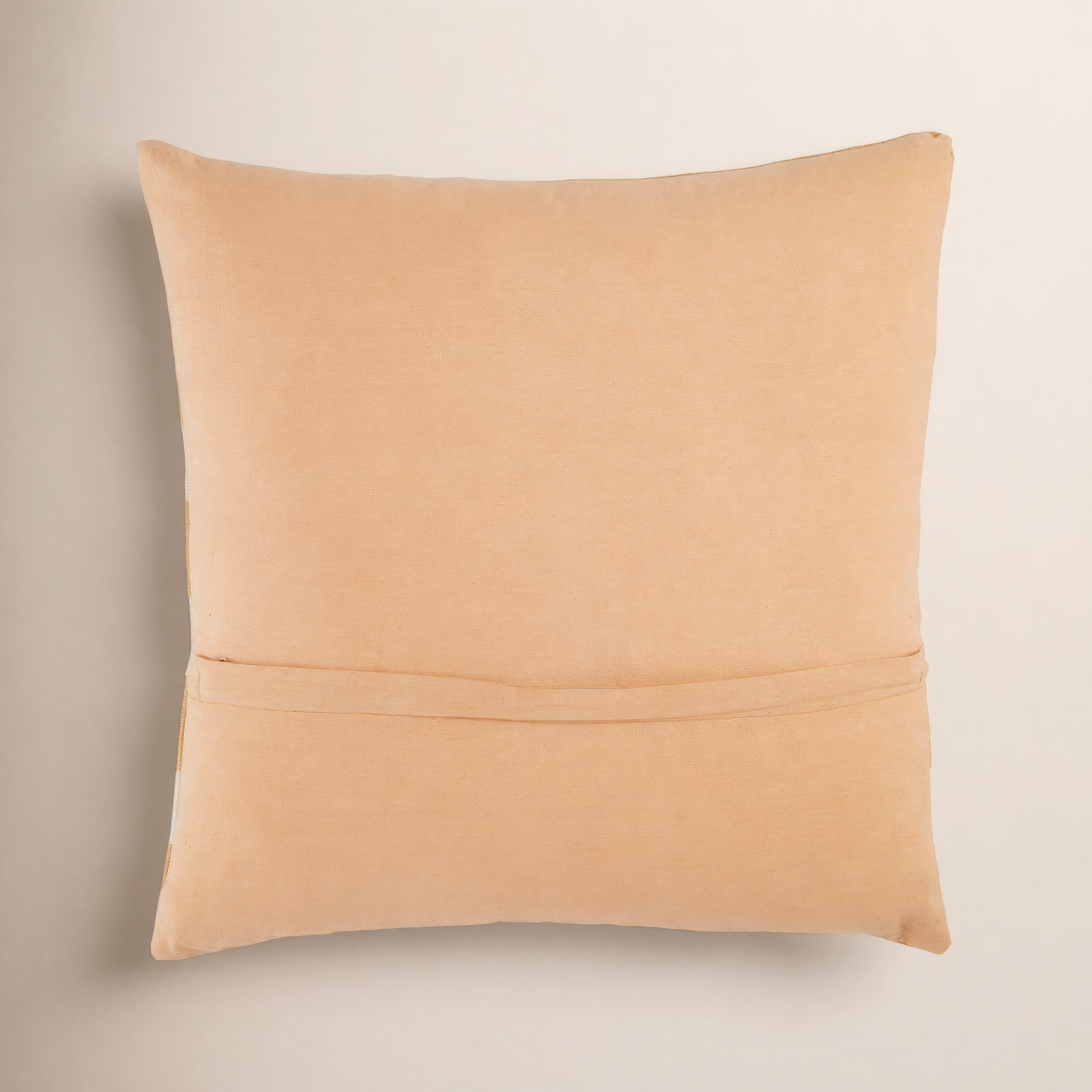 Estela Striped Cotton Throw Pillow, Down, Light Tan