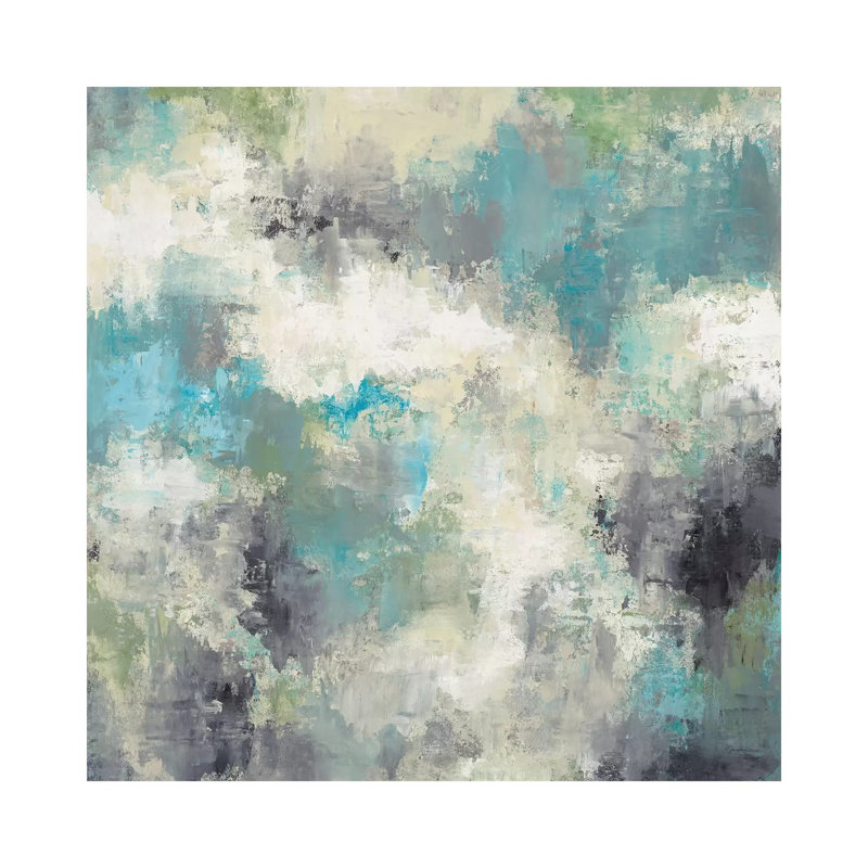 Cloud Layers by Liz Jardine - Wrapped Canvas Painting, 45.72 cm H x 45.72 cm W x 1.91 cm D