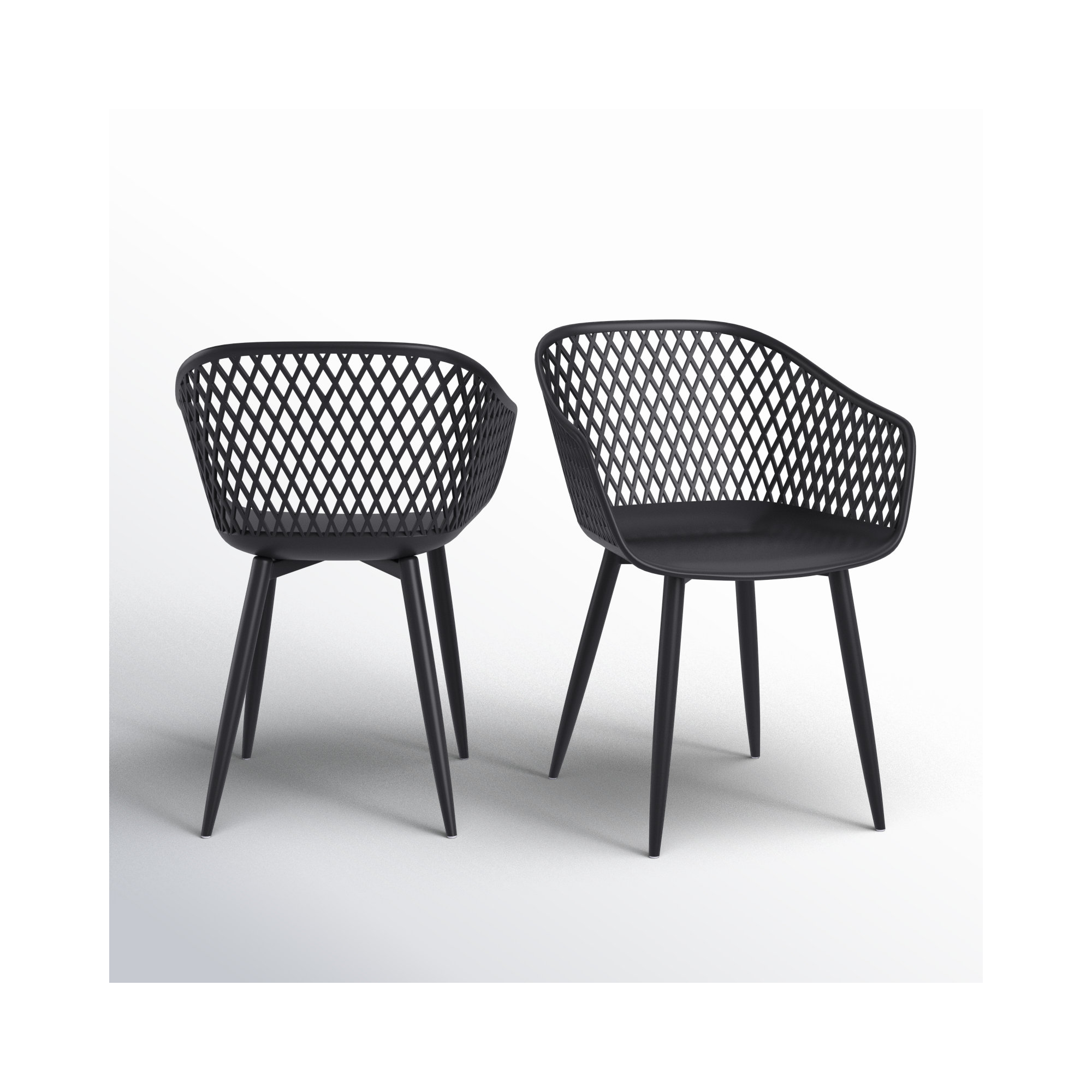 Newark Patio Dining Armchair, Black