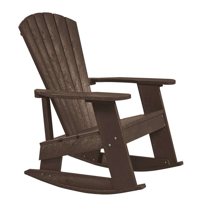 Chaise berçante en plastique Adirondack Captiva, Espresso